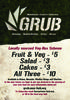 GRUB flyer front